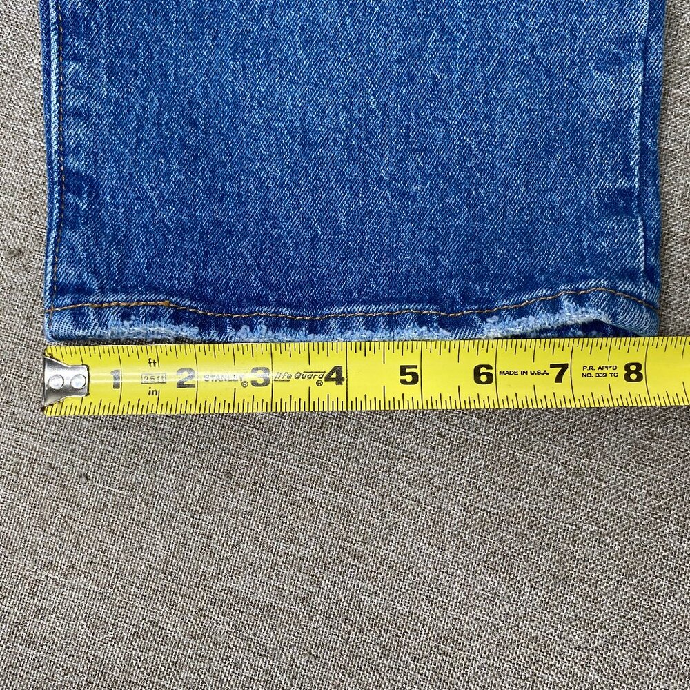 Levi's Ribcage Straight Ankle Denim Jeans Women 26 High Rise Blue Distressed NWT - Picture 15 of 16